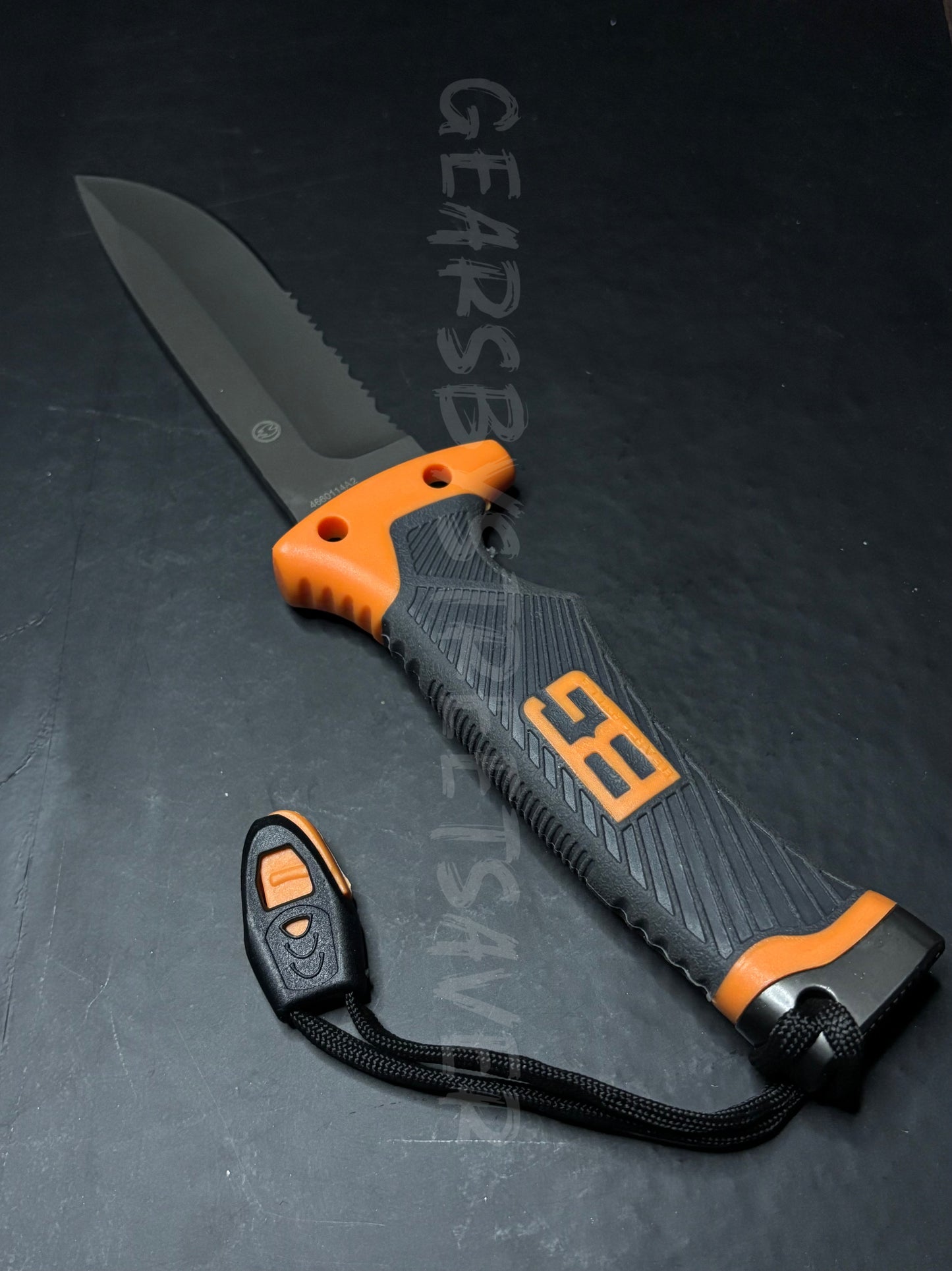 Bear Grylls X Gerber Survival Kit With Fire Starter & Whistle