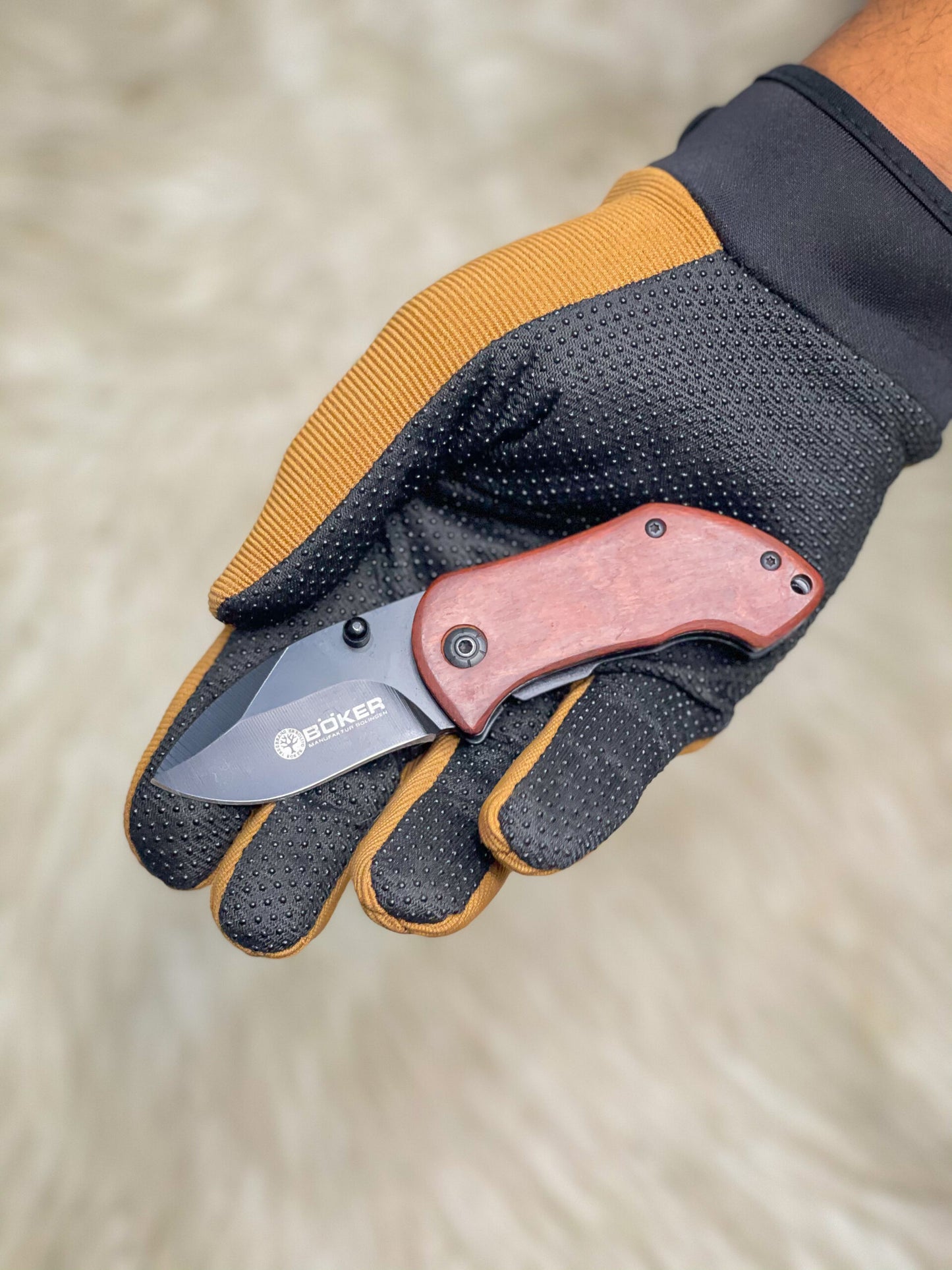Boker Wood Handle Mini Foldable
