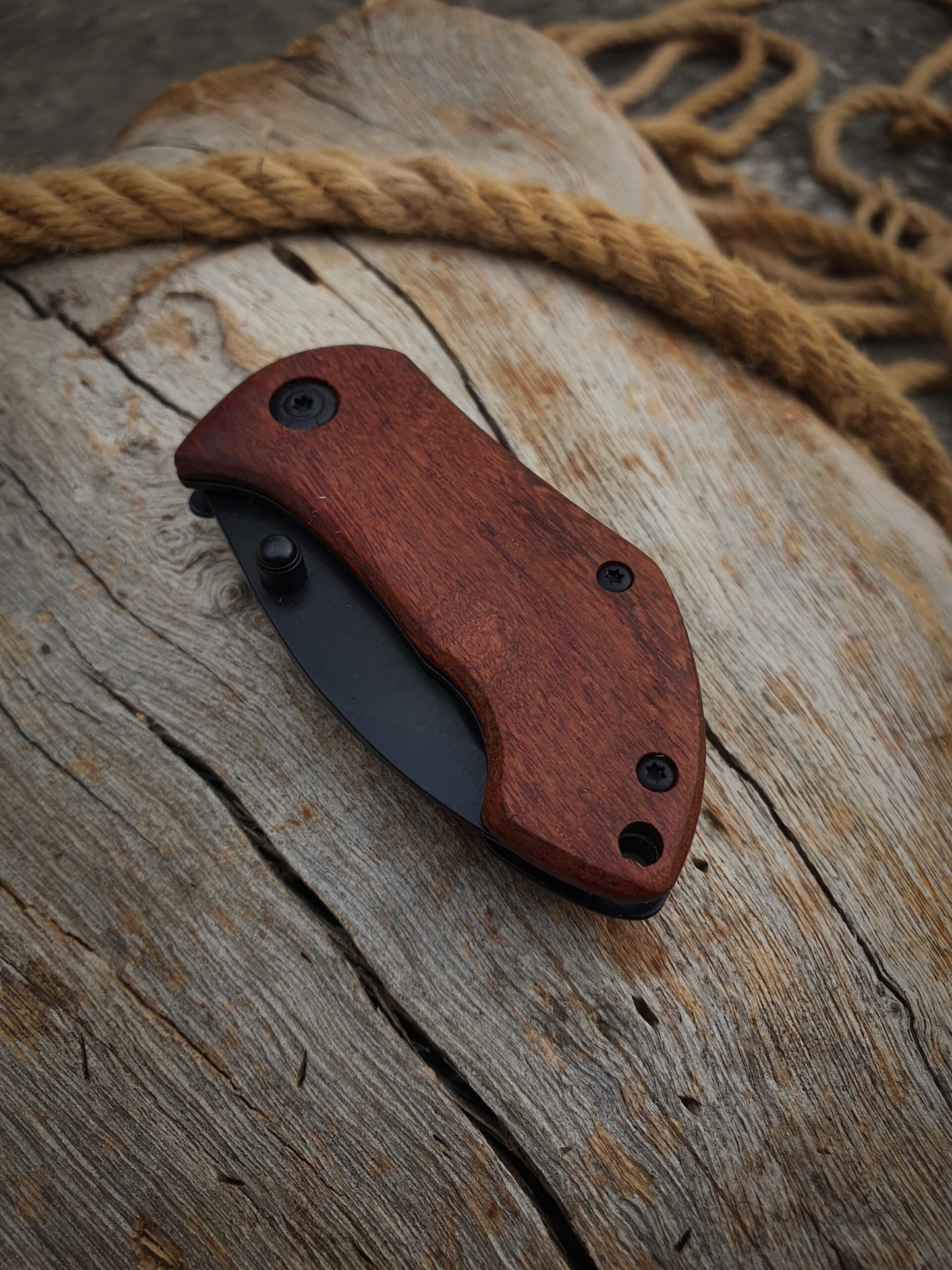 Boker Wood Handle Mini Foldable
