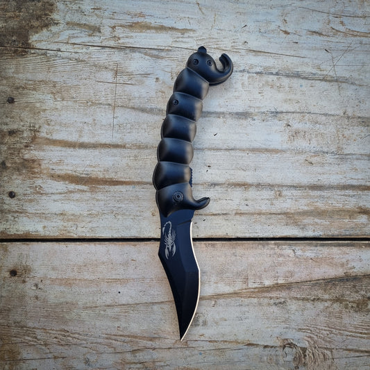 Blackened Scorpion Knife