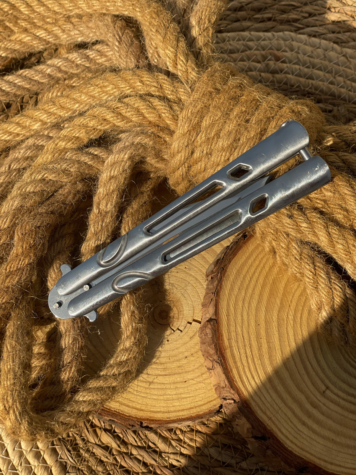 Butterfly 440C Benchmade USA ( Heart ) Butterfly / Balisong knives