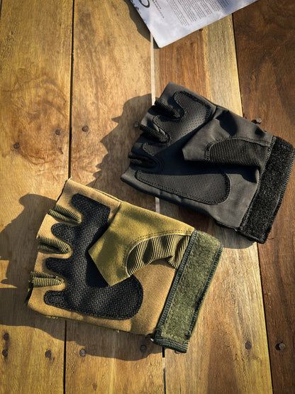 Tactical Protective Half Finger Gloves