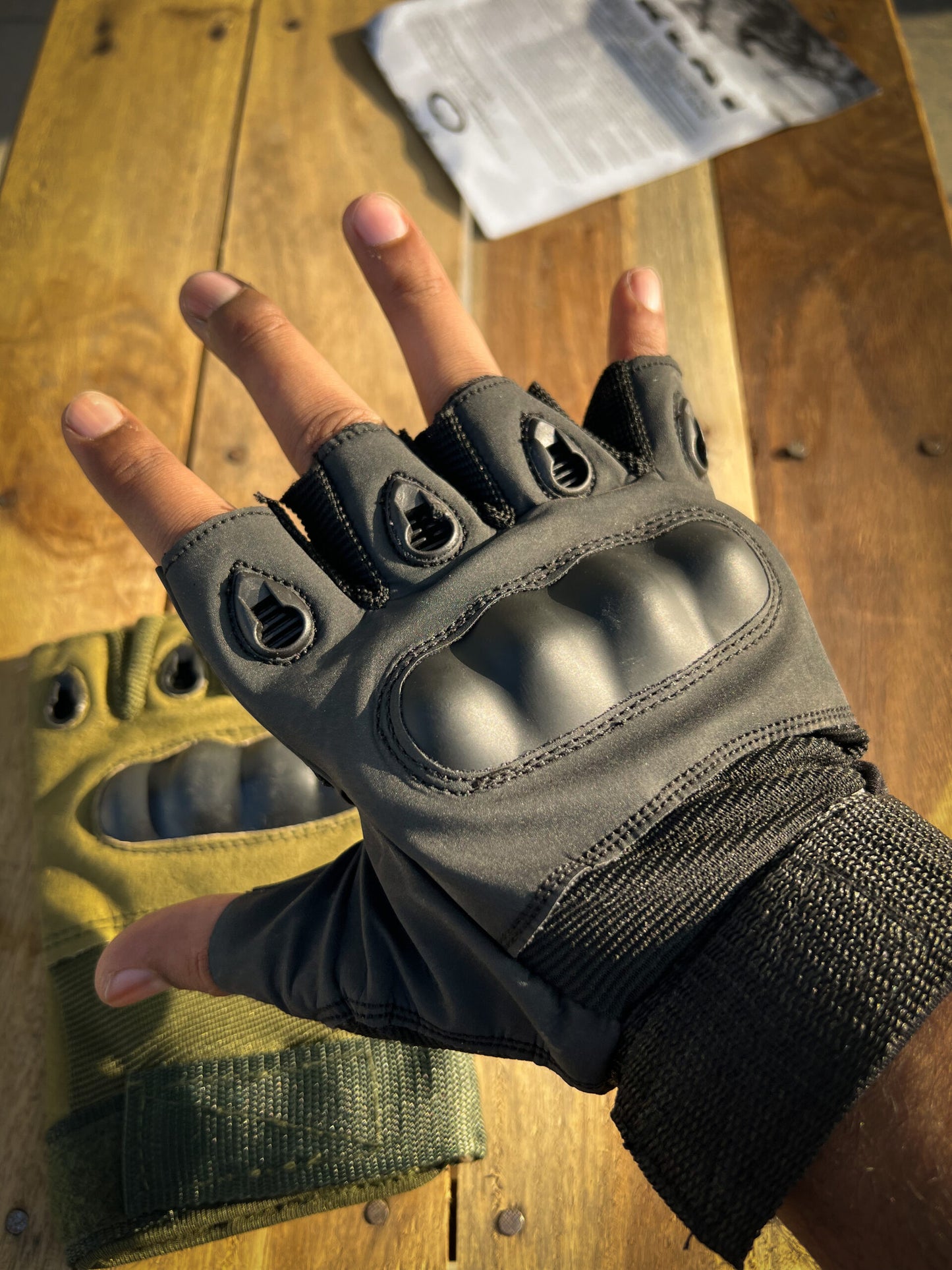 Tactical Protective Half Finger Gloves