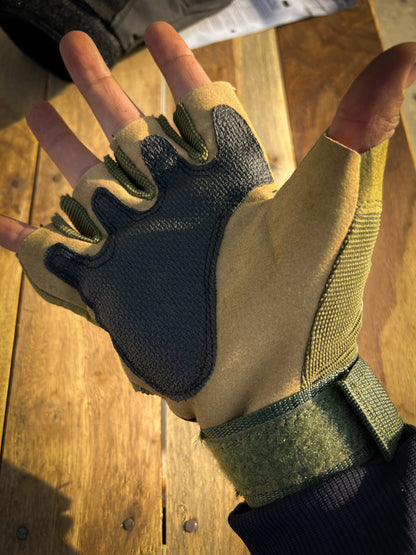 Tactical Protective Half Finger Gloves