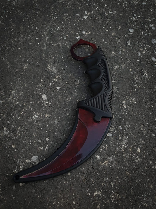 Blood Red Karambit